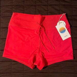 Vuori Women's Bright Red Athletic Shorts